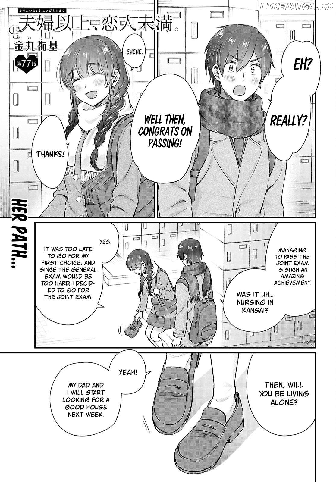 Fuufu Ijou, Koibito Miman, Chapter 77 image 01